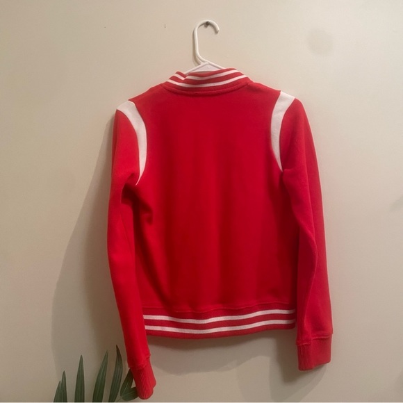 Vintage Kappa Red Letterman Style Snap Up Jacket - Picture 5 of 5